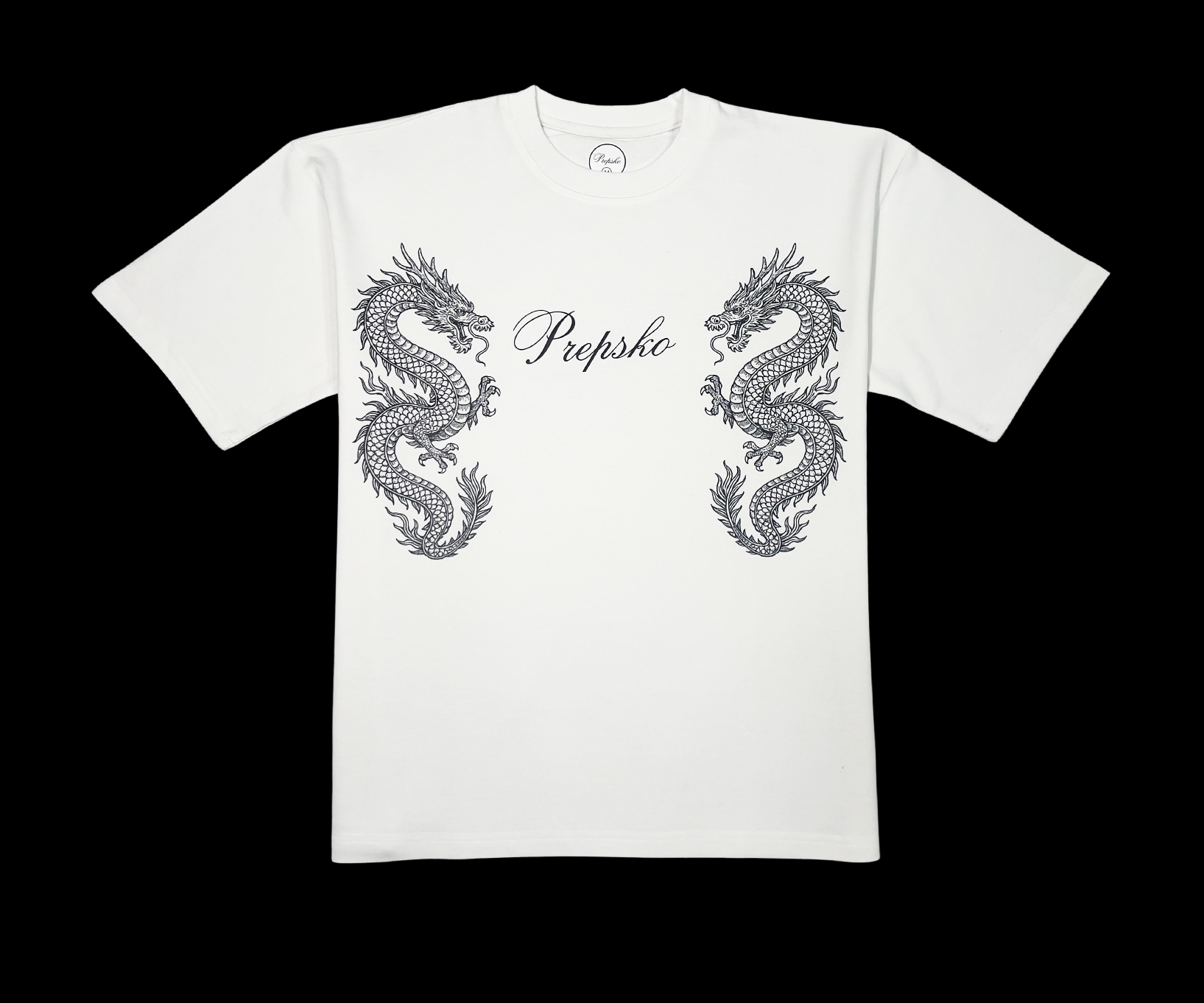 Twin Dragon Tee
